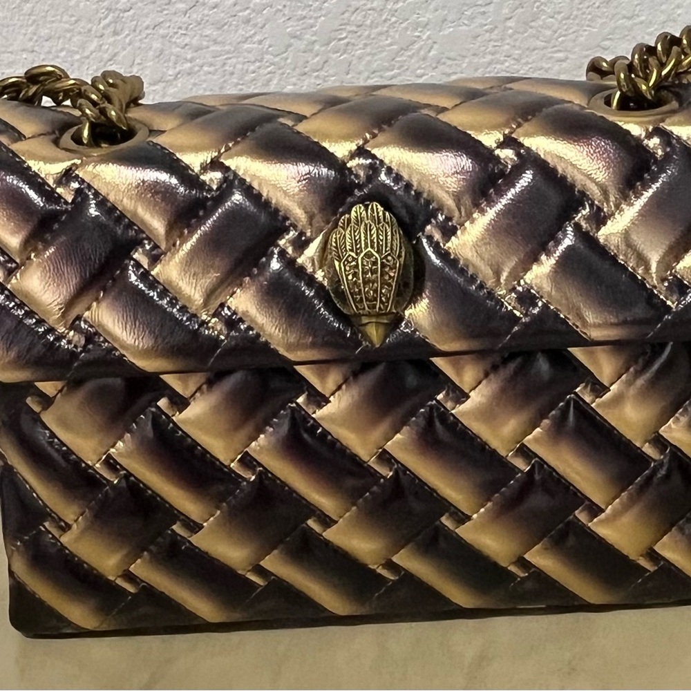 Kirk Geiger London Kensington Woven Metallic Shoulder/ Cross body Bag